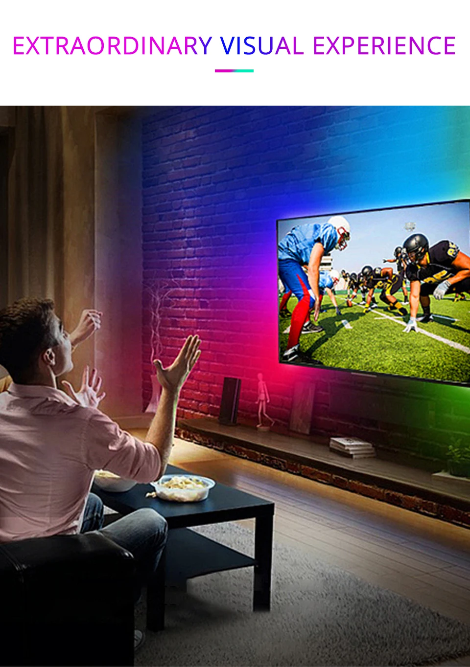 WS2811 RGB Светодиодная лента Водонепроницаемый 30/60 светодиодный s/m лента DC 12V Гибкая полоса света для ПК ТВ украшения для кухни