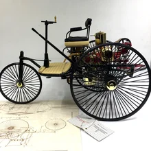 Из печати Новое литье металла под давлением первая в мире машина 1/8 1886 моделирование модель дома дисплей Коллекция игрушек детей