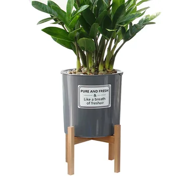

Plant Stand Indoor Wood Flower Pot Holder Wooden Display Potted Rack Modern Home Living Room Decor TB Sale