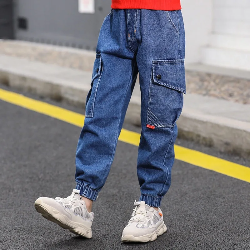 Siddons boys slacks jeans comfortable material and cool shape jeans for 4-14 year-old school boys no fading no pilling best pant
