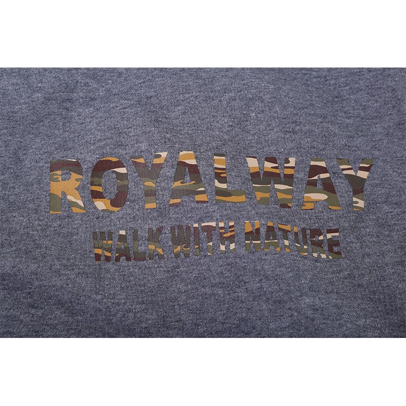 ROYALWAY логотип тренировочный свитер для женщин с капюшоном для улицы осень зима теплая куртка с круглым воротником рубашки RFCL73332H