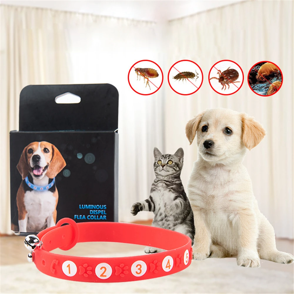 Dog Cat Collar Deworming Neck Strap Remove Mites Dripping Remedy Killing Anti Protection