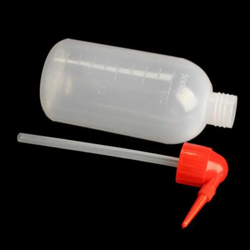 250ml/500ml Red Bird Head Tattoo Squeeze Bottle Diffuser Green Soap Wash Lab Supply Plastic 1 pcs plastic storage bottle