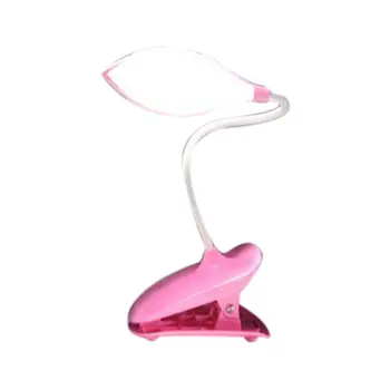 

Creative Leaf Eye Protection Learning Reading Clip Small Table Lamp Led Touch Switch Dimming Warm Light