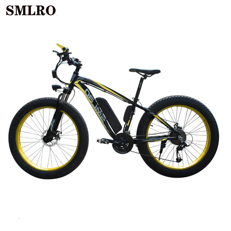 

Tire Xdc600 Smlro Fat Electric Bicycle/electric Bike 350w Factory Supply E Bike 48v 10ah Bicicleta Electrica Eurobike