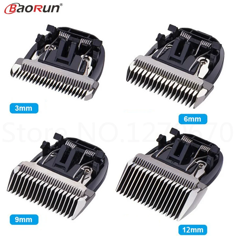 Dog Clipper Blade Nozzles 3/6/9/12mm Integrated Cutter Head Steel Knives for BaoRun Pet Dog Hair Trimmer P2 P3 P6 P7 P9 S1 pet clipper,dog hair trimmer,pet hair trimmer,dog clipper,dog clipper blades,clipper replacement parts