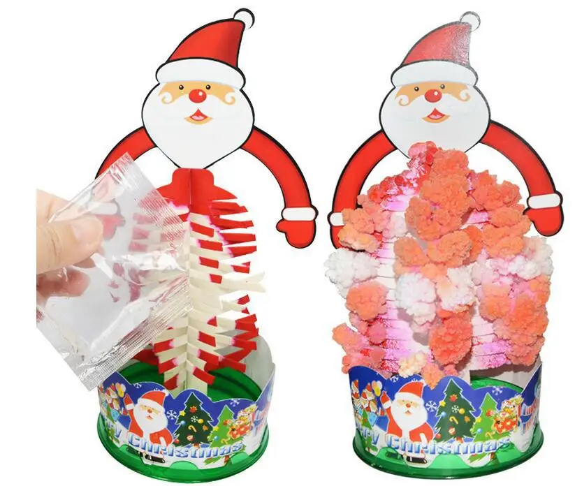 

Magic Growing Crystal Christmas Tree Kids Creative Birthday Gift Educational Novelty Games Toy