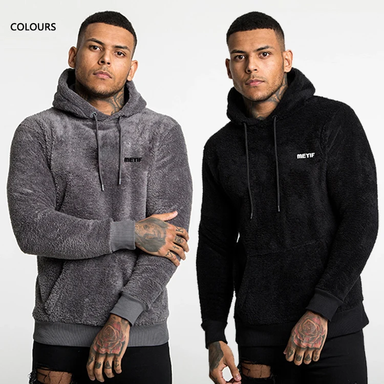 Winter Fluffy Fleece Hoodies Plush 