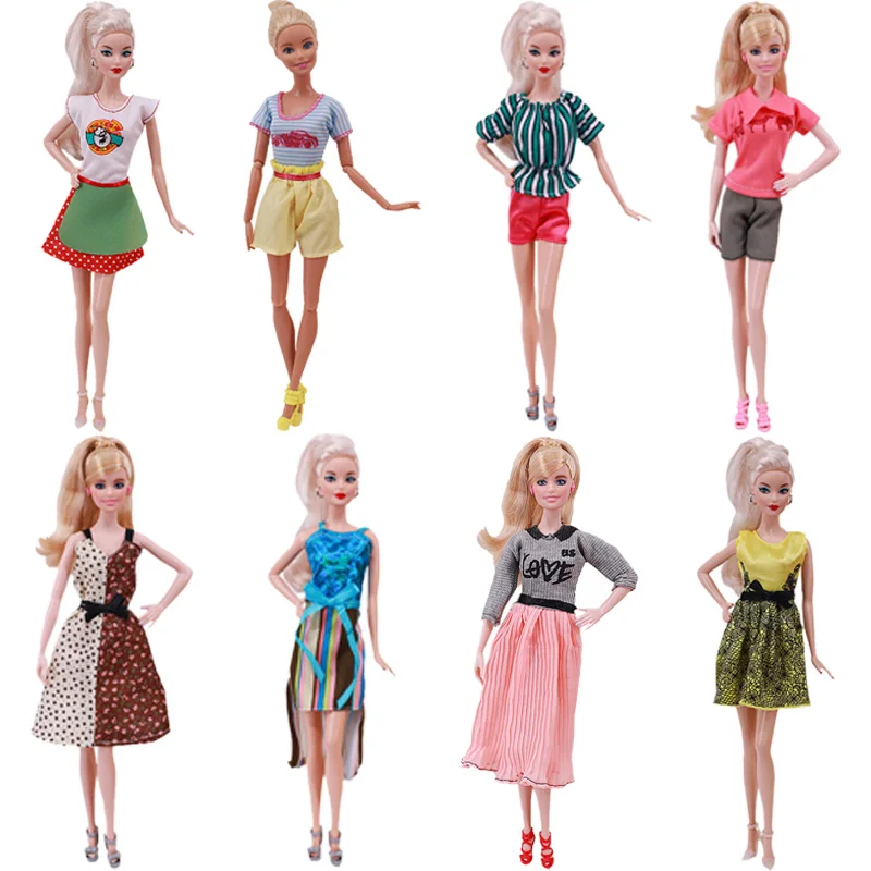 

Doll Clothes&Accessories For Barbiees Dress & Two-Piece Pants & Accessories For Handbags Casual & Party Wear For Girl's Toy Gift