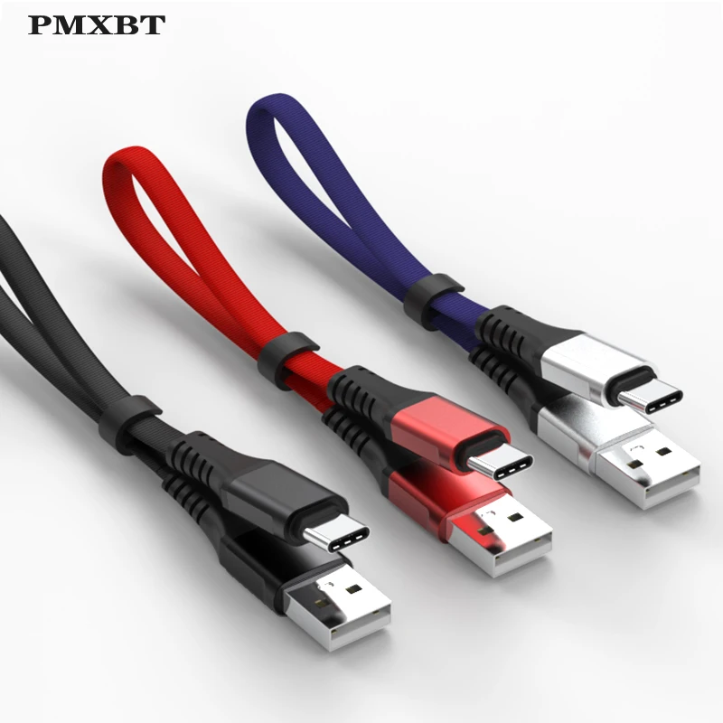 Кабель USB Type C для быстрой зарядки и передачи данных 30 см|Кабели мобильных