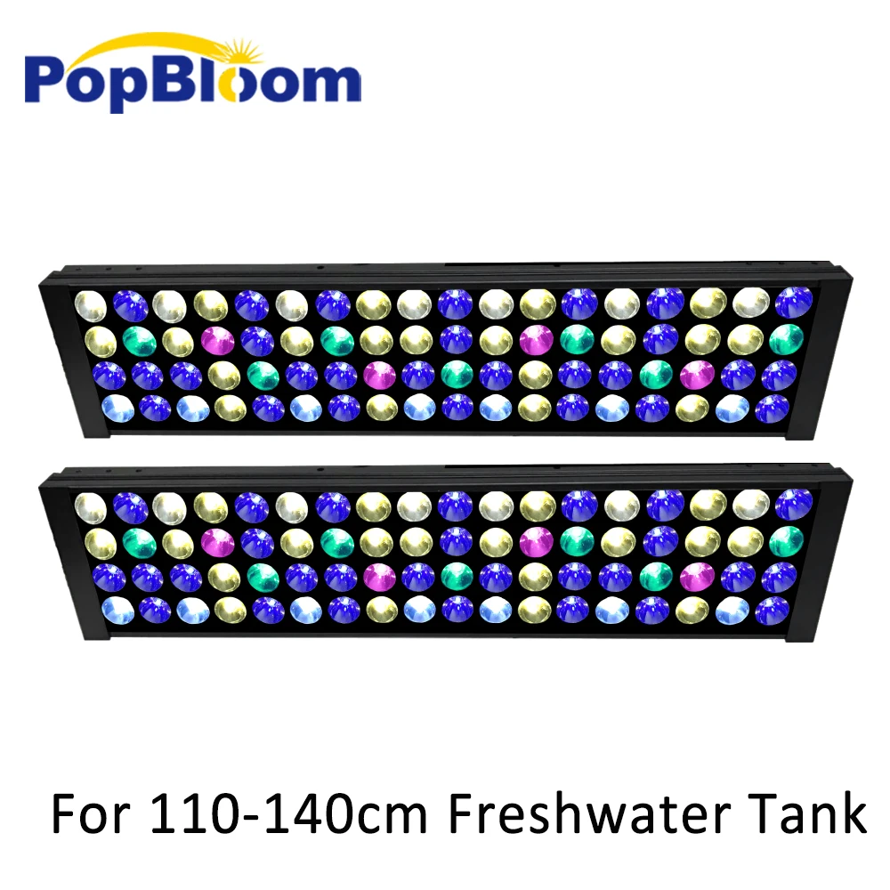

PopBloom Aquarium Led Lighting Led Freshwater Fishing Plant Growth Tank Light for 110cm Aquarium Tank Dimmable Lamp FI4BP2