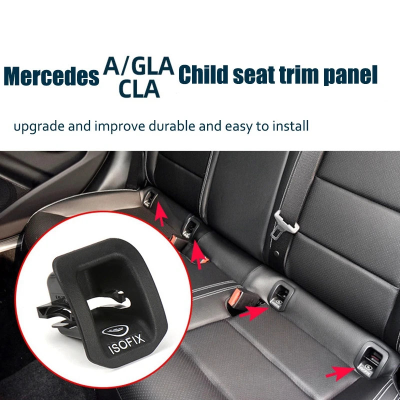Car Seat ISOFIX Switch Cover Black for Mercedes Benz A CLA GLA Class W156  W177 W176 A1769230100| | - AliExpress