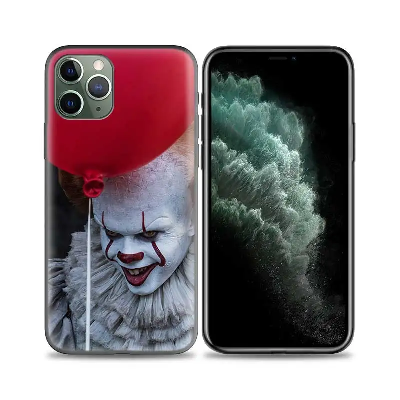 Pennywise клоун ужас чехол для Apple iphone 11 Pro XS Max XR X 7 8 6 6S Plus 5 5S SE 5C Мягкий ТПУ чехол для телефона - Цвет: B14