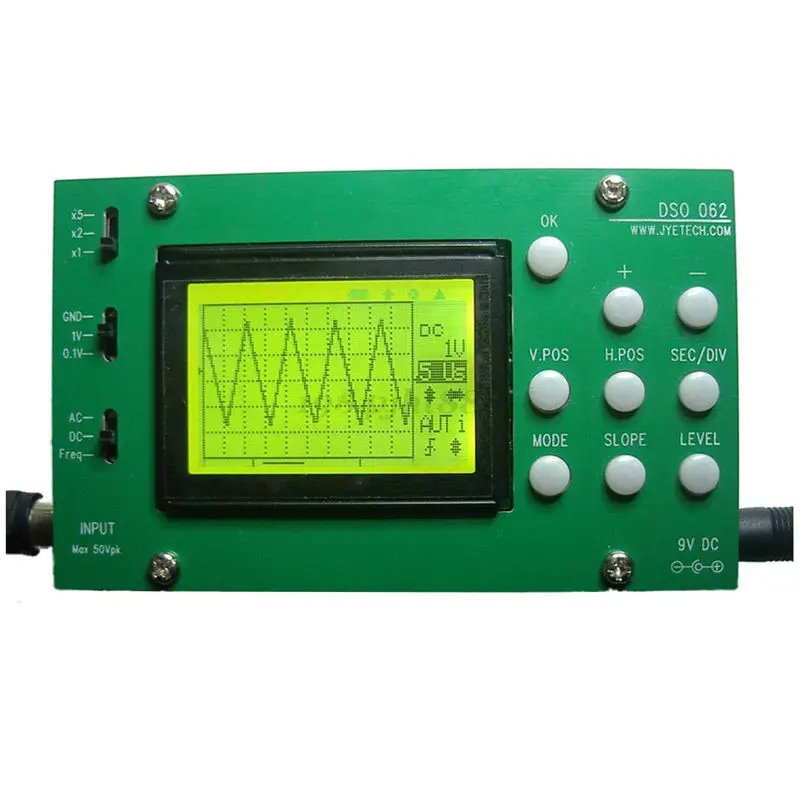 Buy DSO062 Digital Oscilloscope 1 MHz Analog Bandwidth 20 MSa/s DIY Kit for Arduino r3