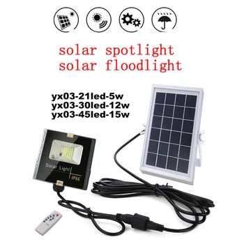 

LED light Outdoor Waterproof Solar Powered lamp Waterproof Wall for Garden Yard Path Decoration remote timer split mount indoor