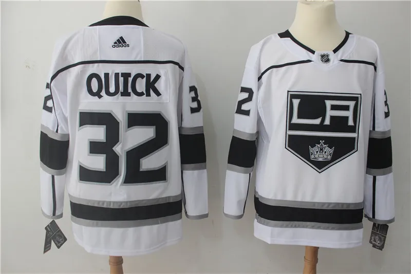 All stitch Los Angeles Anze Kopitar Jonathan Quick Jeff Carter Drew Doughty jerseys - Цвет: Синий