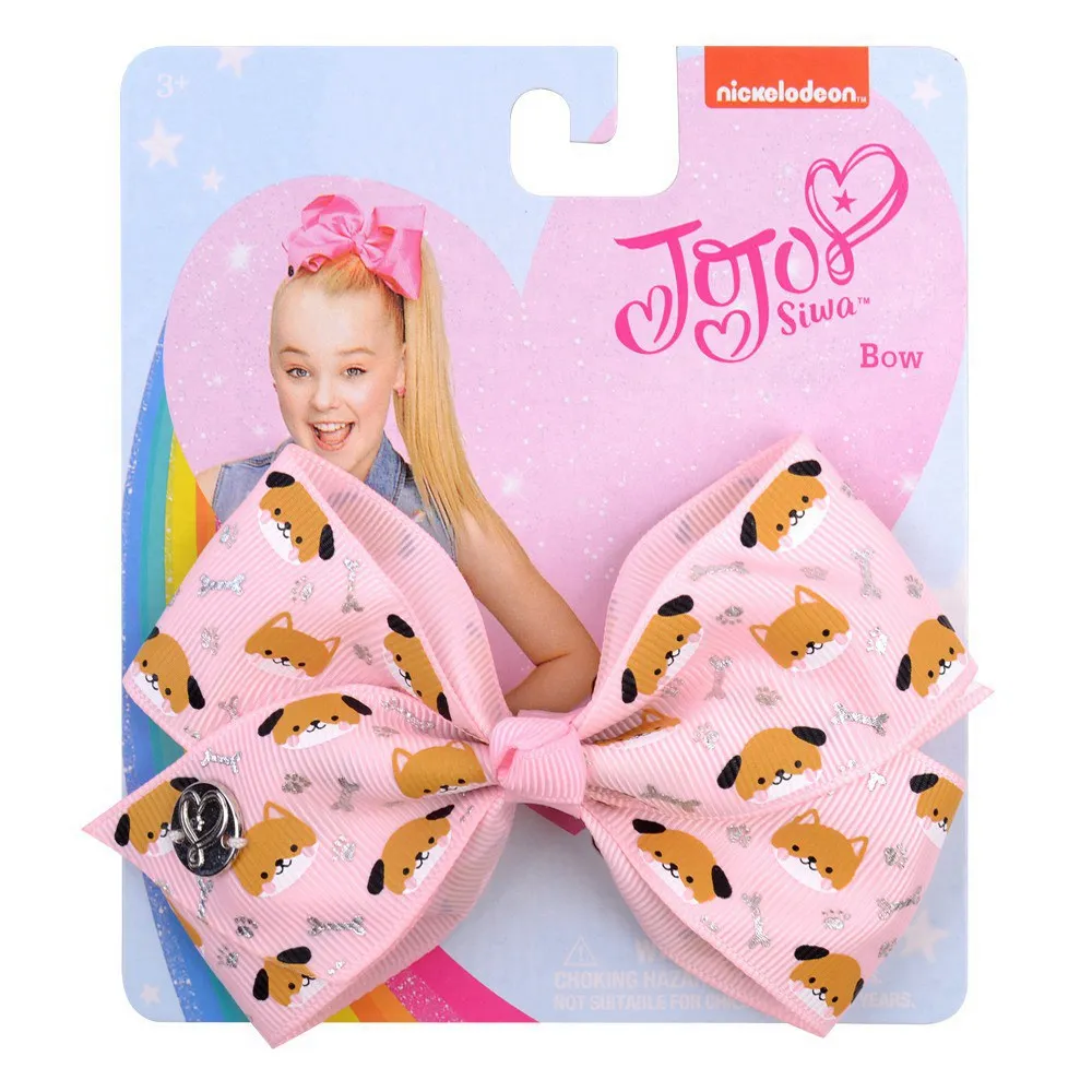 9-3 4,5 дюймов JoJo Луки Jojo Siwa Радуга Печатный узел лента бант для девочек ручной работы Изысканная заколка для волос Детские аксессуары для волос - Цвет: 9-3