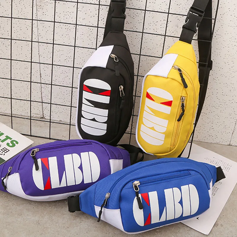 

Women's Waist Bag Brand Fanny Pack Women Pouch Banana Bags Streetwear Hip Pack High Capacity Kidney Men Canvas Messenger Bags