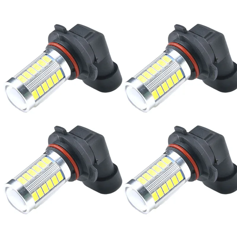 4pcs X 9006 HB4 5630 33 SMD LED Turning Parking Fog Light Braking Bulb