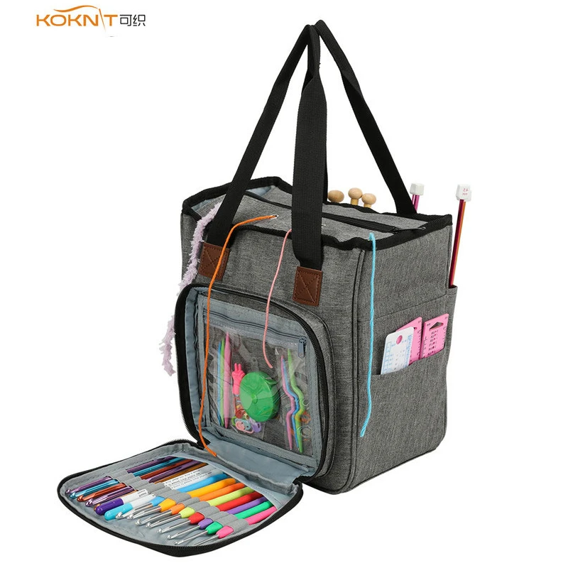 tote bag for crochet supplies