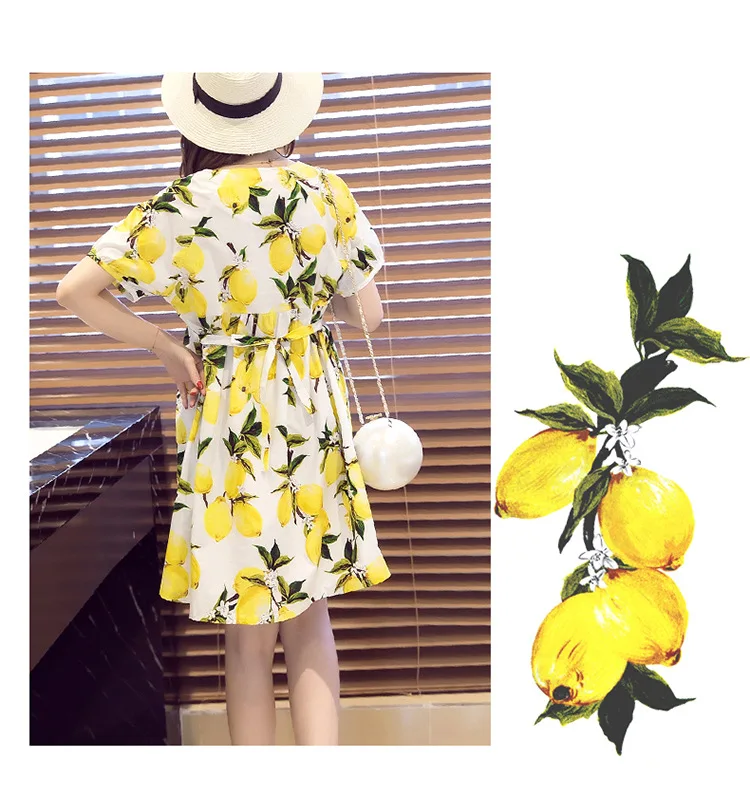 New Style Pregnant Women Dress Korean-style Fashion Loose And Plus-sized Mid-length Short Sleeve Summer Printed Nursing Maternit
