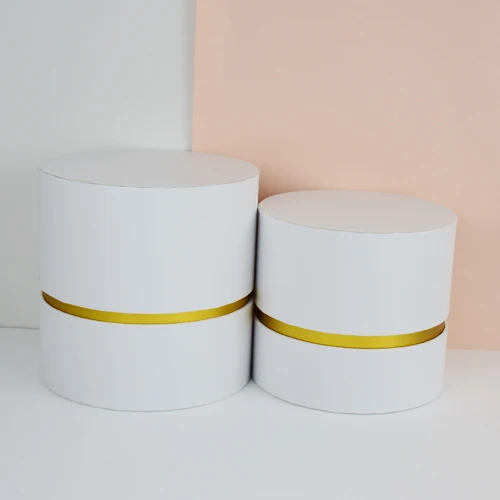 white Твердая круглая коробка для упаковки цветов, коробка для букетов, подарок на день рождения, декоративная коробка для цветов, посылка, коробки для цветочных подарков - Цвет: white