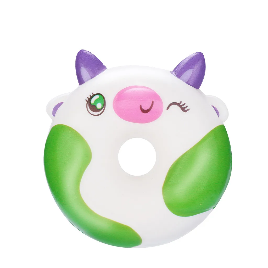 Игрушки для снятия стресса Kawaii Squeeze Toys мягкий крем-пончик Ароматические медленно расправляющиеся мягкие игрушки Squeeze Toys CollectionW806 - Цвет: B