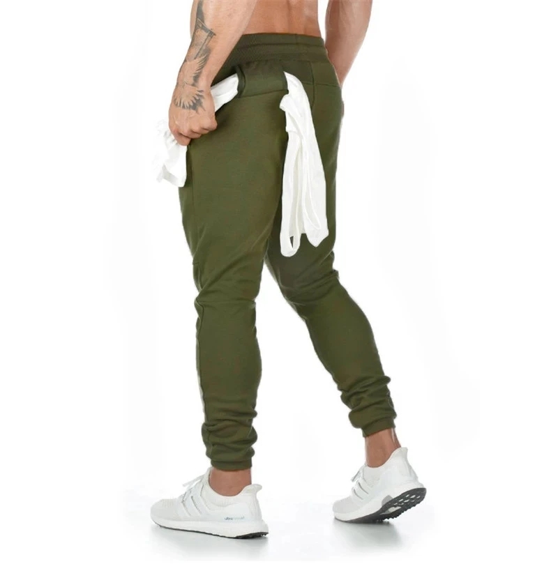 Joggers Sweatpants Men Casual Pants Solid Color Gyms Fitness Workout Sportswear Trousers Autumn Winter Male Crossfit Track Pants sport jogging trousers men casual pants