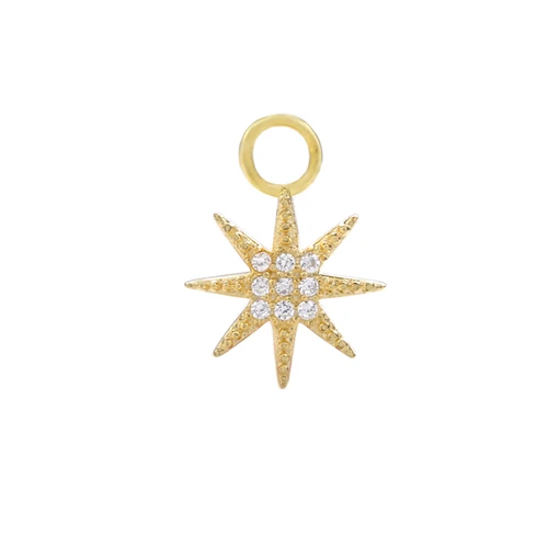 Star Moonmory, модные, простые, 925 пробы, серебряные, сделай сам, Huggies, серьги-кольца для женщин, золотая молния, снежинка, висячие серьги, сделай сам - Окраска металла: Star