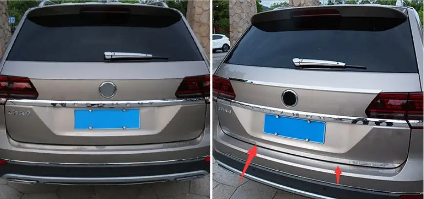 Подходит для Volkswagen Teramont отделка задней двери специальные декоративные из нержавеющей стали ствол блестки
