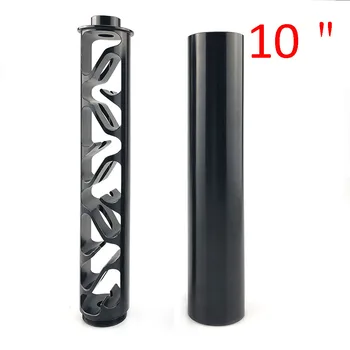 

L 10" 1/2 x 28 5/8-24 Car Fuel Filter Monocore Extended Single Core Hollow 12mm Baffles Car Modification Fuel Catch Solvent Trap