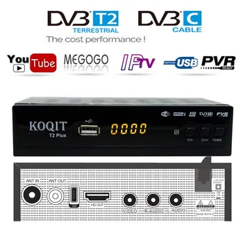 

FTA Dvbt2 Digital tv Box dvb-c dvb-t2 tuner dvb t2 TV Receiver Combo HDMI AC3 IPTV m3u Media Player Wifi youtube Russian Manual