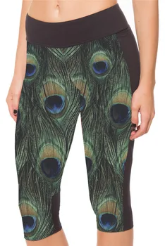 

Snake Skin Print Leggings Small Slits Side Cut Out Fitness Skinny Leggings 2018 Women Active Wear Workout Leggings