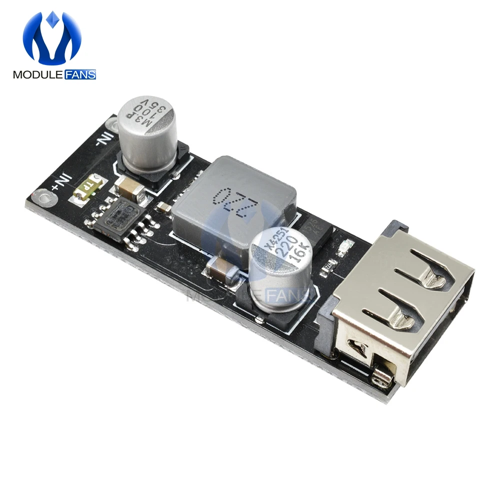 USB DC понижающий преобразователь для автомобильной зарядки модуль 8 В 32 до 5 3 А