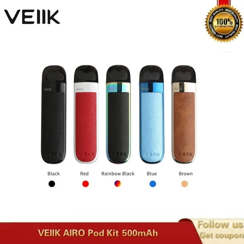 Оригинальный комплект электронной сигареты VEIIK Airo Pod аккумулятор 500 мАч картридж