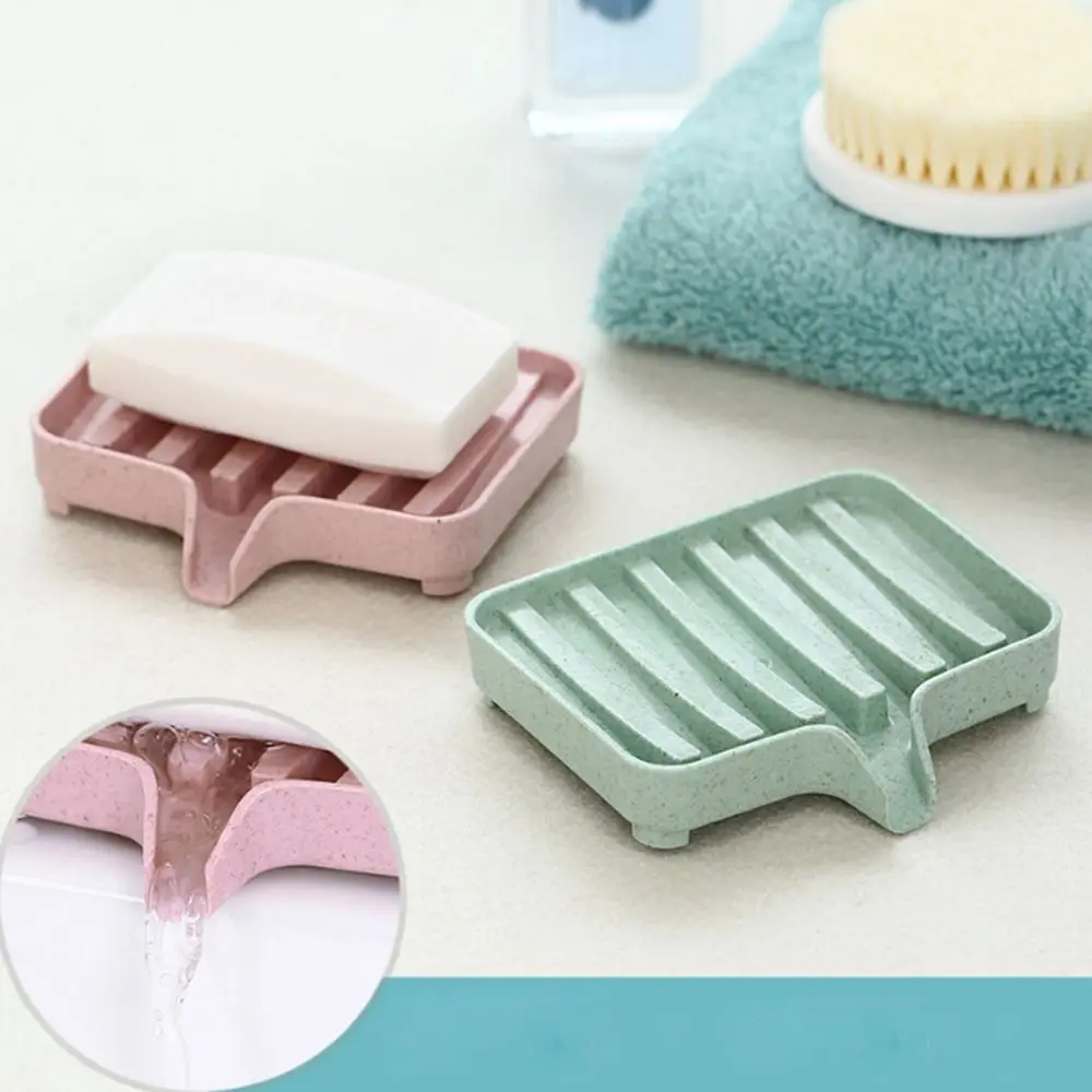 

Wheat Straw Drain Soap Box Racks Creative Bathroom Soap Dish Drain Tray Home Storage Storage Accessories