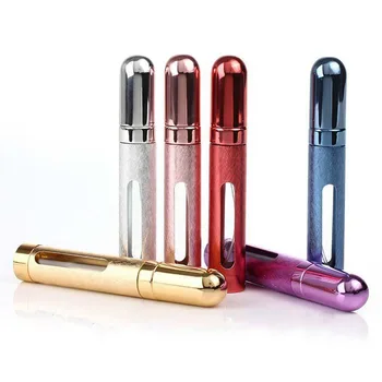 

12 ML Portable Aluminum Travel Mini Container Refillable Perfume Spray Bottle Empty Cosmetic Storage Bottle
