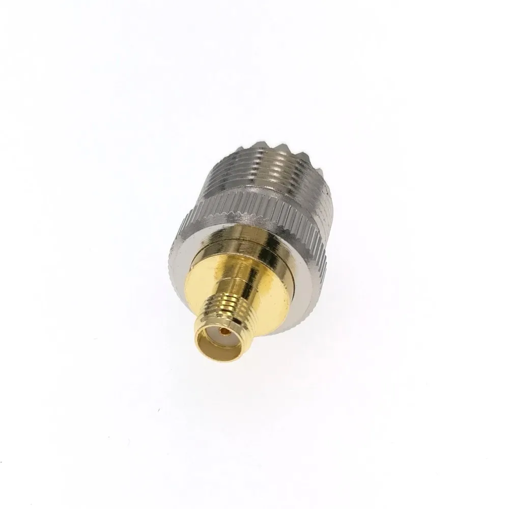 50 шт. UHF Женский SO239 Jack к SMA Гнездовой разъем RF коаксиальный разъем адаптера