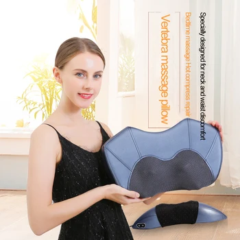 

High Frequency Vibration Massage Pillow Cervical Spine Care Moxibustion Electric Traction Vibration Heating Physiotherapy Pillow