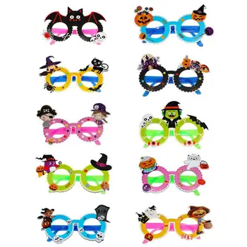 

10Pcs/Set Children Cartoon Halloween Glasses Kids Funny Party Eyeglass Photography Props Girls Boys Decoration Game Gift
