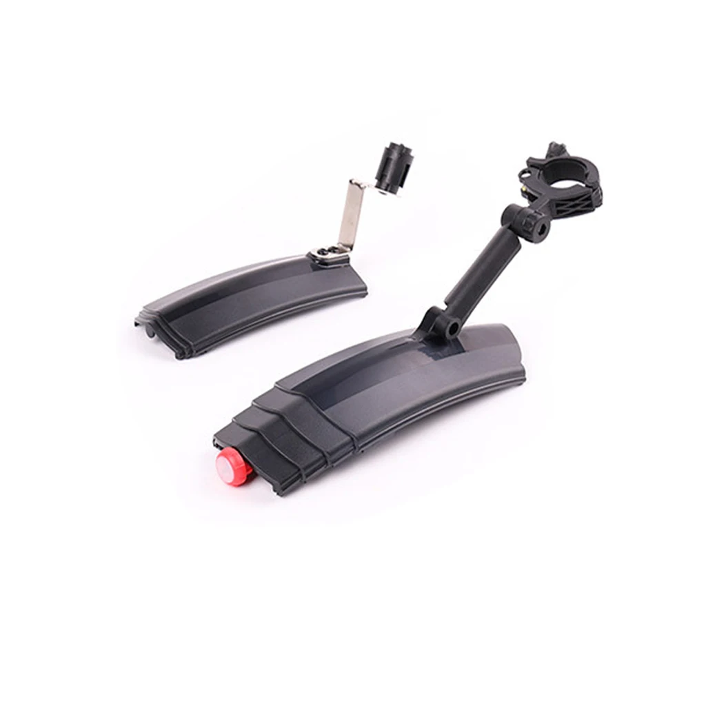 

Front/Rear Bike Fender Set Road Foldable Mountain Bicycle Mudguards with Tail Light