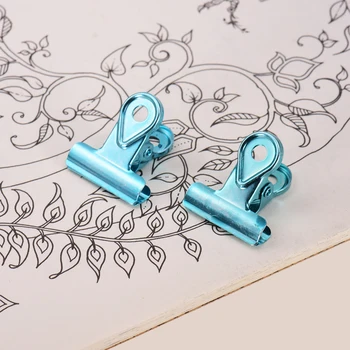 

4pcs Paper Metal Bulldog Clip Hinge Clips Clamps 20mm for Documents Files Pictures Home Office