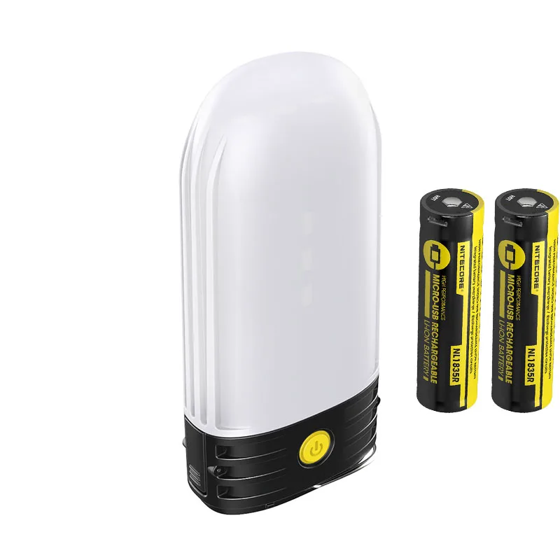 NITECORE LR50 usb зарядка открытый кемпинг фонарь 9 высоких CRI светодиодов Макс 250 люмен многофункциональный свет уличный фонарик поиск света - Цвет: LR50 NL1835R