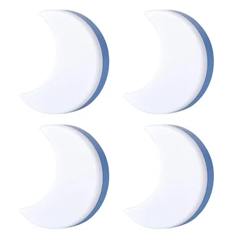

4 Pack-LED Plug-In Night Light for Kids - Light Sensor Controlled Dusk to Dawn Plug-In LED Night Lights - Moon Shaped Lamp Take