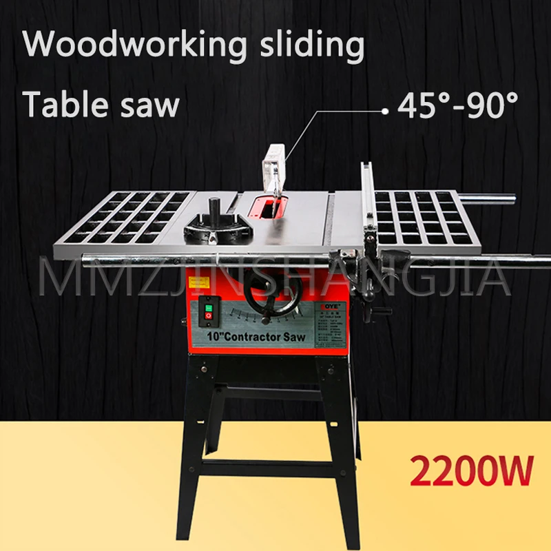 

380V Large Woodworking Table Saw Desktop Push Saw Sawing Machine Multifunction Open Material Decoration Electric Cutting Machine