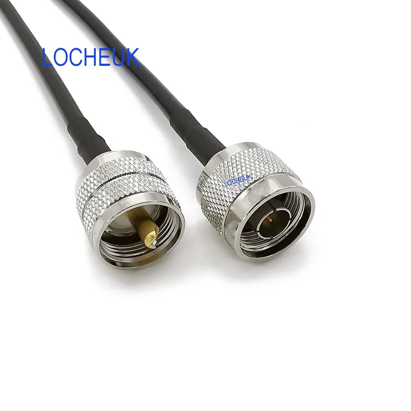 РЧ коаксиальный кабель LMR200 N Тип штекер для UHF PL-259 штекер разъем антенны отрезок провода расширения Перемычка провода LMR200