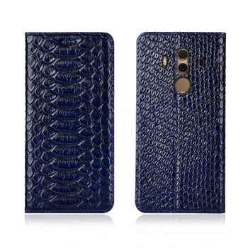 

Natural leather mobile phone cases credit card slot holder for Huawei Mate 10 Pro cases for Huawei Mate 10 phone cover coque