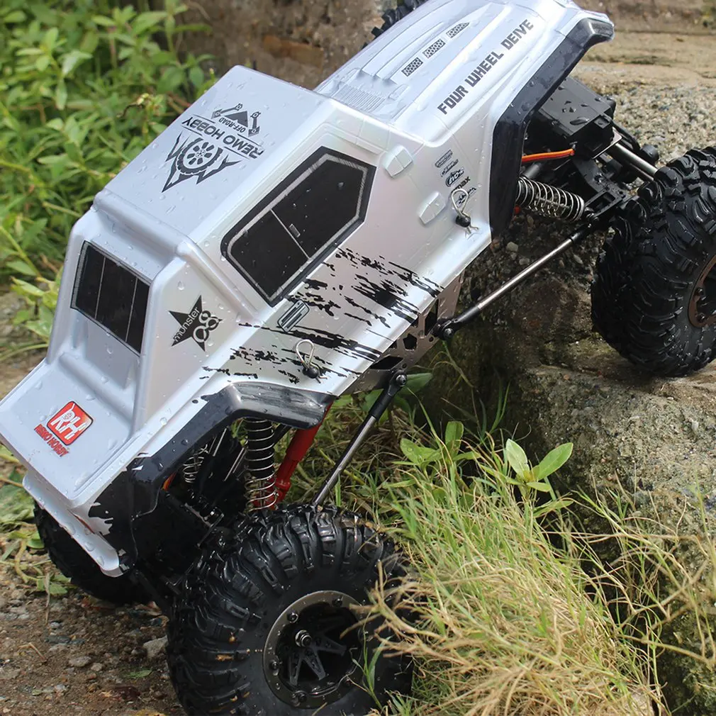 1072-SJ 1:10 2,4G 4WD матовый Радиоуправляемый гусеничный автомобиль с дистанционным управлением большая ножка Выкл-модель дорожного транспортного средства РТР игрушка для детей подарок