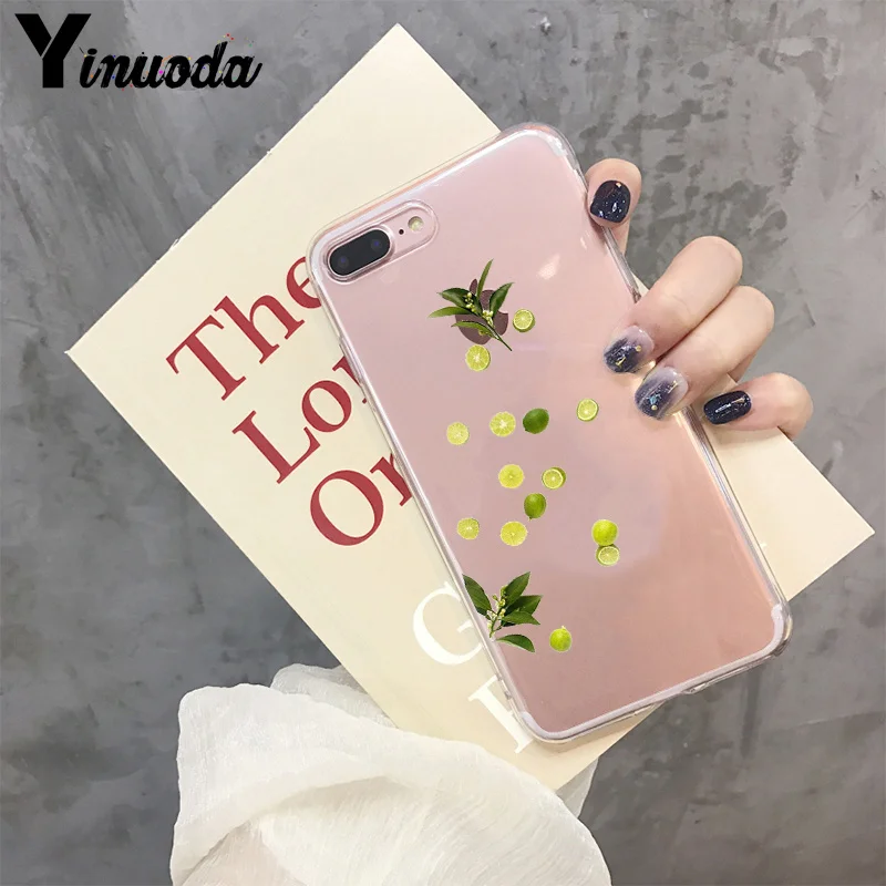 Новинка забавный чехол для телефона Yinuoda с кокосовым лимоном и фруктами Apple iPhone 8 7