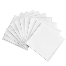 Bloc Notes adhésif Transparent 3 "X 3", bloc Notes étanches, pages autocollantes claires semi transparentes, 10 paquets
